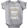 legendary riders are born in 1989 Baby Bodysuit