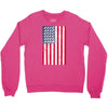 t-rex vintage american flag Crewneck Sweatshirt