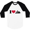 i love jet ski racing 3/4 Sleeve Shirt