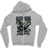 black bood Zipper Hoodie