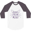 FREAK MEOWT CAT 3/4 Sleeve Shirt