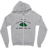 my bass look fat Zipper Hoodie