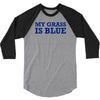blue grass t shirt country music shirt cool tshirt harmonica banjo shi 3/4 Sleeve Shirt