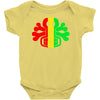 rasta skull and crossbones reggae dub club rave Baby Onesie