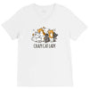 crazy cat lady V-Neck Tee