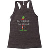i'm not short i'm elf sized Racerback Tank