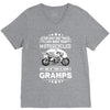 motorcycles Gramps V-Neck Tee