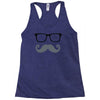 monsieur moustache Racerback Tank