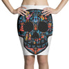 loco coco skul Pencil Skirts