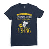 fishing in my head! Ladies Fitted T-Shirt