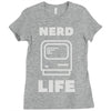 nerd life is the best life Ladies Fitted T-Shirt