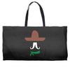 ladies sombrero  funny retro mexico mustache designer Weekender Totes
