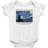 Vincent Van Gogh The Starry Night Baby Bodysuit