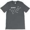 janus molecule funny retro tv utopia fashion science series T-Shirt