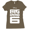 big hero logo Ladies Fitted T-Shirt