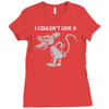 i don't i couldn't give a rats Ladies Fitted T-Shirt