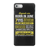 Legends Are Born In June iPhone 7 Case
