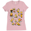 patriotic partying Ladies Fitted T-Shirt