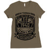 Things Better 1940 Age Approach Magnificent Ladies Fitted T-Shirt