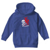 skull &amp; flames Youth Hoodie