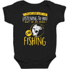 fishing in my head! Baby Bodysuit