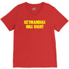 ozymandias was right V-Neck Tee