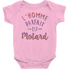 l homme parfait est motard Baby Onesie