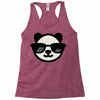 cool panda Racerback Tank