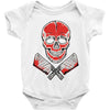 skull meat Baby Onesie