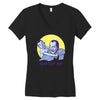 dead bat dad Women's V-Neck T-Shirt