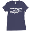 choose your weapon game Ladies Fitted T-Shirt