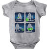 saving the world, one small step at a time Baby Onesie