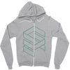stacked Zipper Hoodie