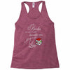 she reads books to live book lover Racerback Tank
