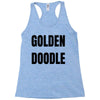 golden doodle Racerback Tank