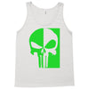 mad engine marvel brand punisher scar glow in the dark Tank Top