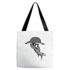 zombie eating brains Tote Bags