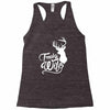 trophy wife deer Racerback Tank