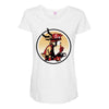 prank girl Maternity Scoop Neck T-shirt
