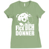ted fick dich donner Ladies Fitted T-Shirt