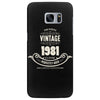 premium vintage 1981 classic perfectly aged limited edition Samsung Galaxy S7 Edge
