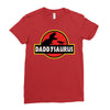 Daddysaurus Jurassic Park Ladies Fitted T-Shirt