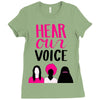Women's March Hear Our Voice Ladies Fitted T-Shirt
