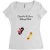 Creating A Little Disney Magic Minnie Mouse Women's Triblend Scoop T-shirt