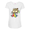 vomit camera Maternity Scoop Neck T-shirt