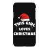 this girl loves christmas iPhoneX