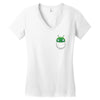 Mooncake Pocket Women's V-Neck T-Shirt