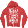 This Girl Is Taken By A Super Sexy January Boyfriend Zipper Hoodie