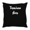 trombone hero funny music Throw Pillow