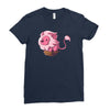 lion in a box Ladies Fitted T-Shirt